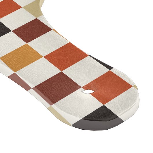 BLACK ORANGE RED BROWN FALL CUBES カッティングボード (角)