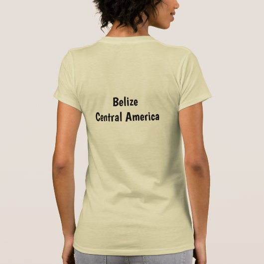 Black Orchid of Belize Tシャツ (裏面)