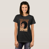 Black Ortho Nurse Week Melanated Woman Black Histo Tシャツ (正面フル)