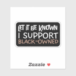 Black Ownedをサポート – サポート シール