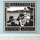 Black Palestine Poster キャンバスプリント (インサイチュ (ウッドフロア))