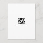 Black Palm Wedding Details Card  エンクロージャーカード (裏面)