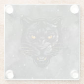 Black Panther ガラスコースター (裏面)