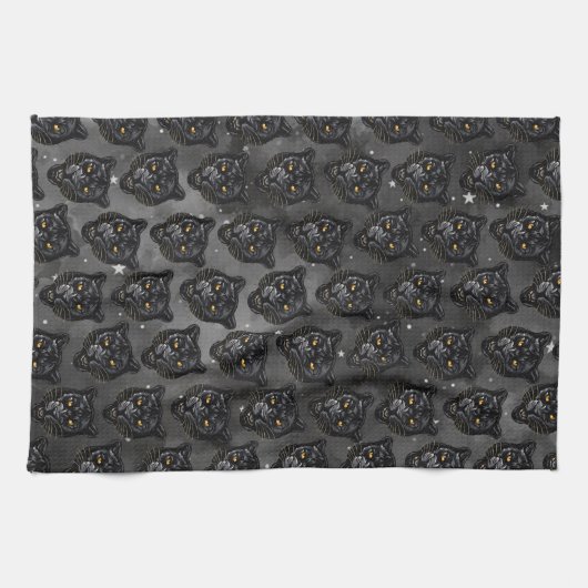Black Panther キッチンタオル (横)