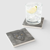 Black Panther ストーンコースター (横)