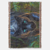 Black Panther スローブランケット (正面縦)