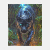 Black Panther フリースブランケット (正面)