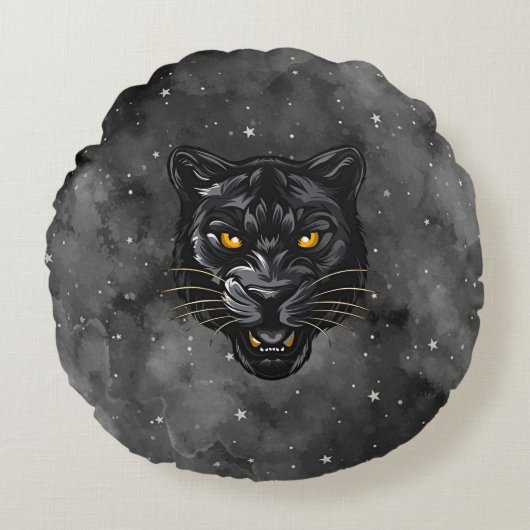 Black Panther ラウンドクッション (正面)