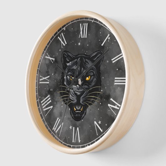 Black Panther 壁時計 (傾斜)