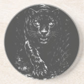 Black Panther — by BurnsInHell コースター (正面)