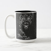 Black Panther — by BurnsInHell ツートーンマグカップ (左)