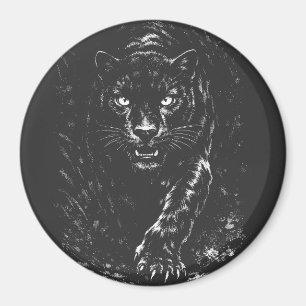 Black Panther — by BurnsInHell マグネット