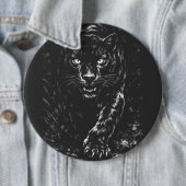 Black Panther — by BurnsInHell 缶バッジ (インサイチュ)