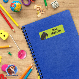 Black Panther Cat – 緑・防水 ラベル