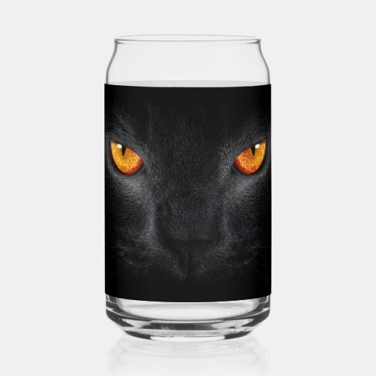 Black Panther eyes ガラス缶 (裏面)