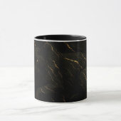 Black Panther Gold Marble Art マグカップ (中央)
