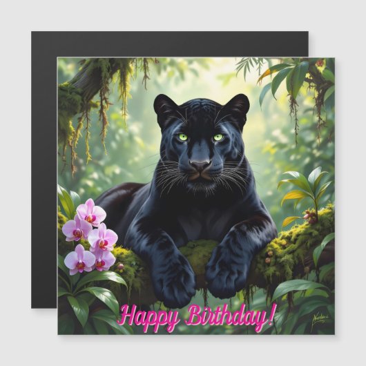 Black Panther in the Jungle (正面/裏面)