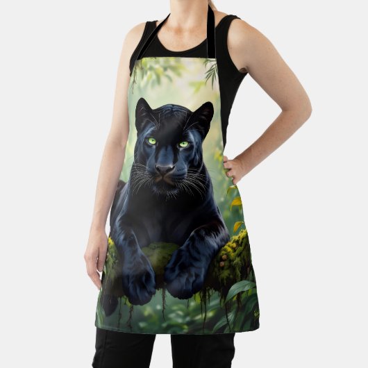 Black Panther in the Jungle エプロン (インサイチュ)