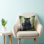 Black Panther in the Jungle クッション (椅子)