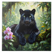 Black Panther in the Jungle タイル (正面)