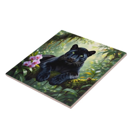 Black Panther in the Jungle タイル (側面)