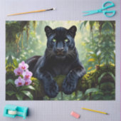 Black Panther in the Jungle 薄葉紙 (クラフト)