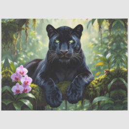 Black Panther in the Jungle 薄葉紙