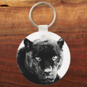 Black Panther Jaguar キーホルダー (正面)