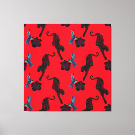 Black panther maximalist canvas print キャンバスプリント