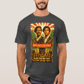 Black Panther Party – Bobby Seale & Huey P. Newton Tシャツ (正面)