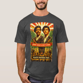 Black Panther Party – Bobby Seale & Huey P. Newton Tシャツ