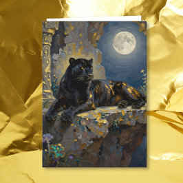 Black Panther Themed Happy Birthday  カード