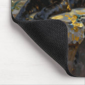 Black Panther under the Full Moon マウスパッド (コーナー)