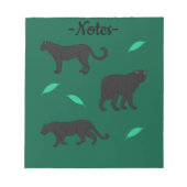 Black Panthers ノートパッド (正面)