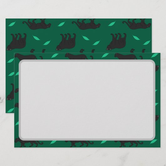 Black Panthers 便箋 (正面/裏面)