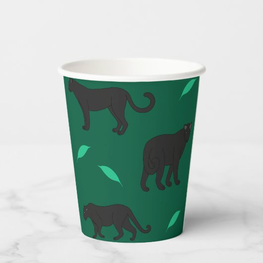 Black Panthers 紙コップ (裏面)