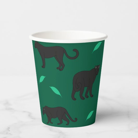 Black Panthers 紙コップ (正面)