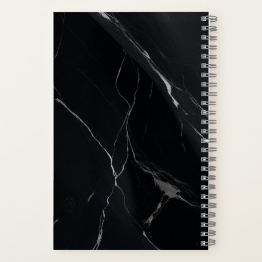 BLACK PASSWORDS TRACKER NOTEBOOK ノートブック (裏面)