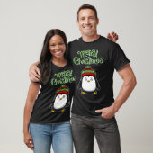 Black Penguin Costume Kids Merry Christmas For Gir Tシャツ (ユニセックス)