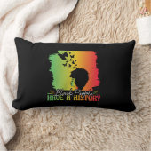 black_people_have_a_history ランバークッション (ブランケット)