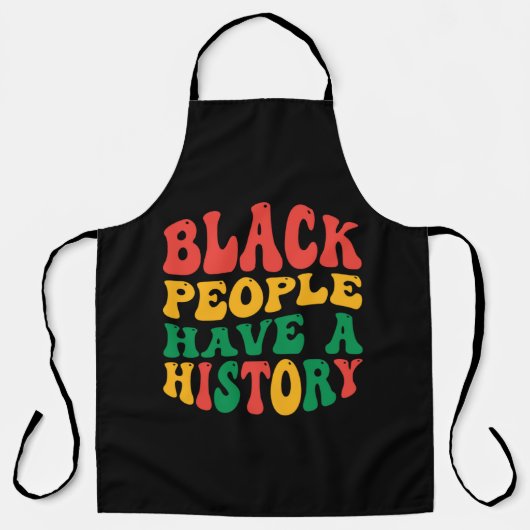 black_people_have_a_history_01 エプロン (正面)