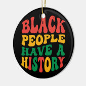 black_people_have_a_history_01 セラミックオーナメント (左)