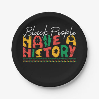 black_people_have_a_history_02 ペーパープレート