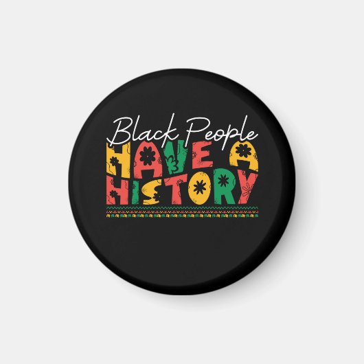 black_people_have_a_history_02 マグネット (正面)