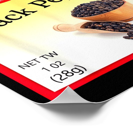 Black Pepper Condiment Costume Holiday Sce Group C ポスター (角)