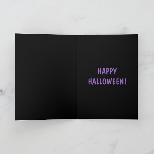 BLACK PERSIAN CAT BAT HALLOWEEN NIGHT 3 カード (内部)