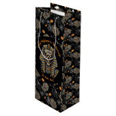 🖤 Black Pharaoh Mummy Gift Bag 🎃👑 ワインギフトバッグ (正面アングル)