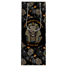 🖤 Black Pharaoh Mummy Gift Bag 🎃👑 ワインギフトバッグ