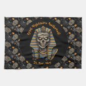 🖤 Black Pharaoh Mummy Kitchen Towel 🎃 キッチンタオル (横)