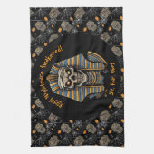 🖤 Black Pharaoh Mummy Kitchen Towel 🎃 キッチンタオル (縦)